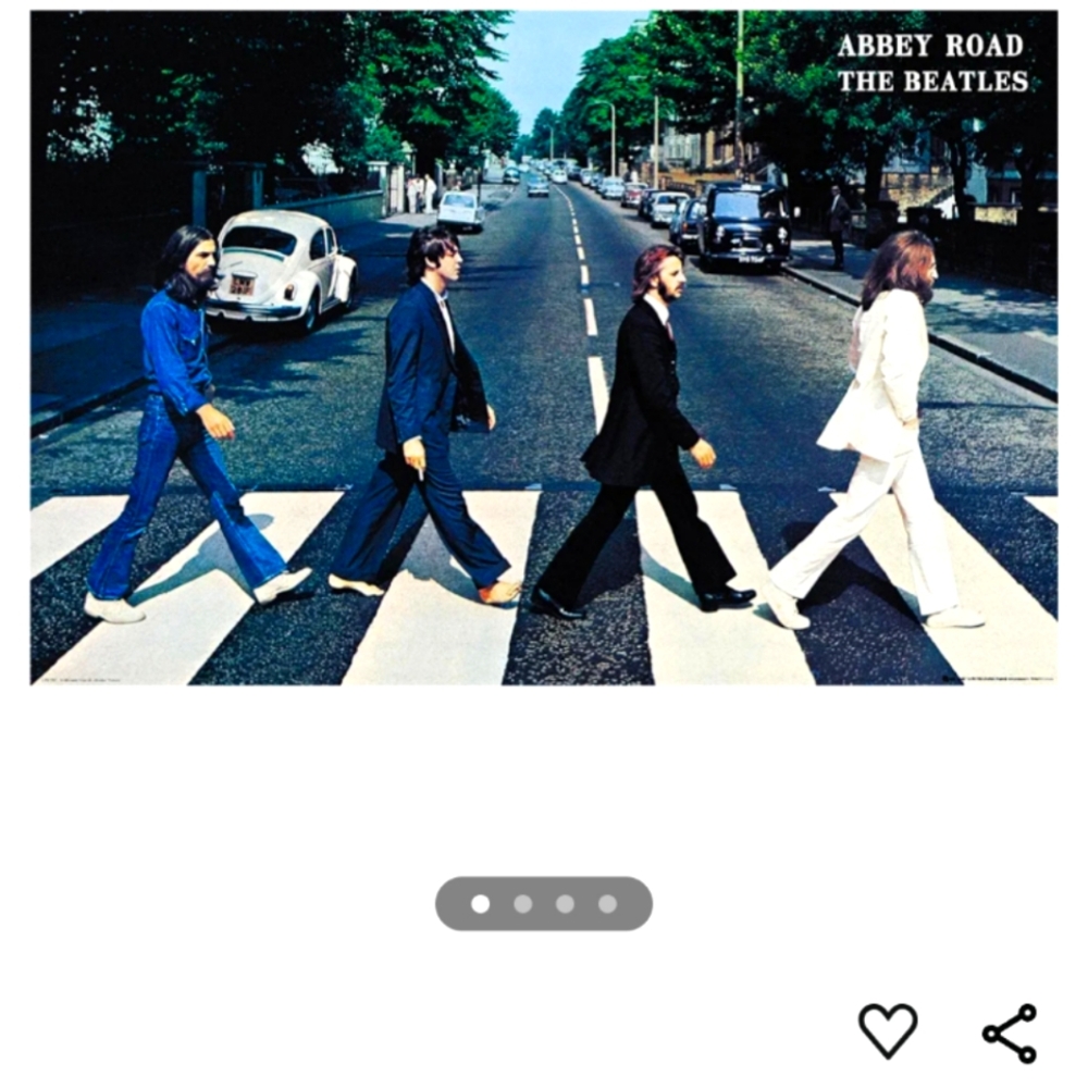 Beatles Abbey Road Poster